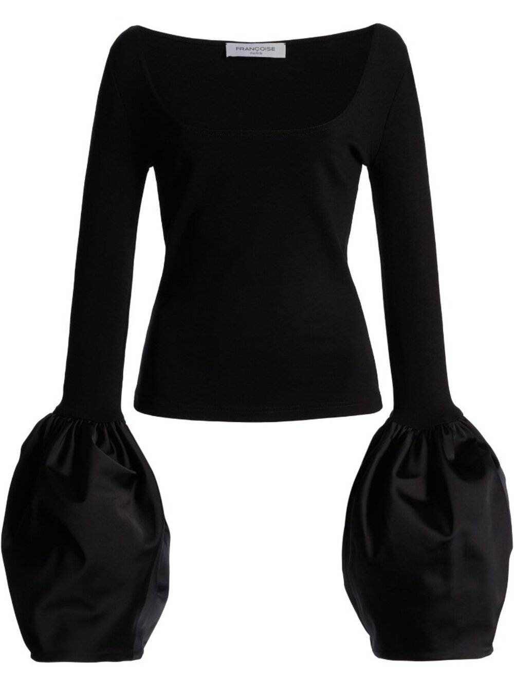 FRANÇOISE | NWOT | Lexi Bouffante-Sleeve Cotton Top, Size: FR36